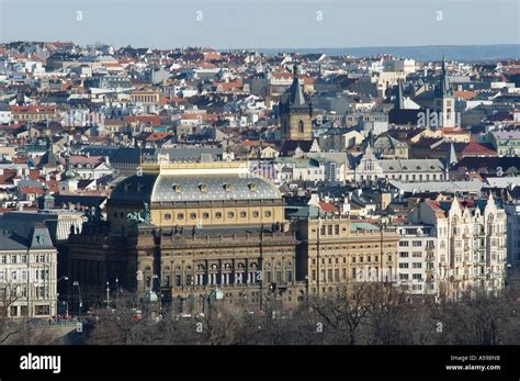 National theatre Prague Stock Photo - Alamy