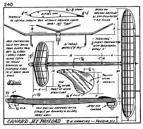 *Kyushu J7W1 Shinden* Plans - AeroFred - Download Free Model Airplane Plans