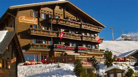 Im Rating der besten Winterhotels in der Schweiz schafft es das Hotel Bettmerhof auf der ...