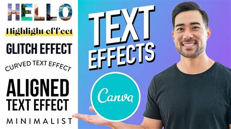 10 AMAZING CANVA TEXT EFFECTS To Level Up Your Designs // Canva Tips ...