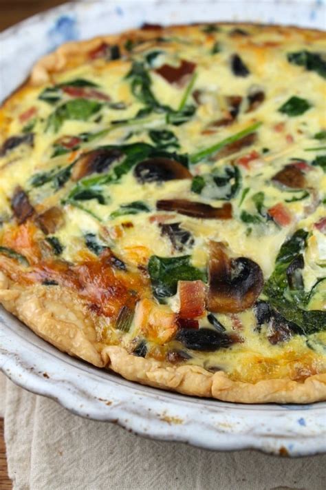 30 Best Spinach and Mushroom Quiche - Best Recipes Ideas and Collections