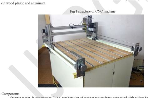 [PDF] Design and fabrication of 3-axis CNC Milling machine | Semantic Scholar