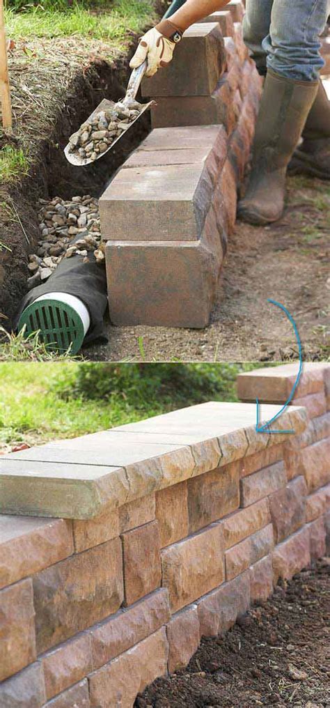 DIY Retaining Wall - DIYCraftsGuru