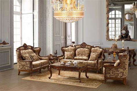 Formal Victorian Living Room Set | On Sale with Free Shipping