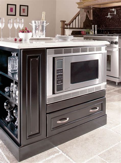 Merillat Masterpiece® Base Microwave Cabinet With Drawer - A built-in solution for your ...