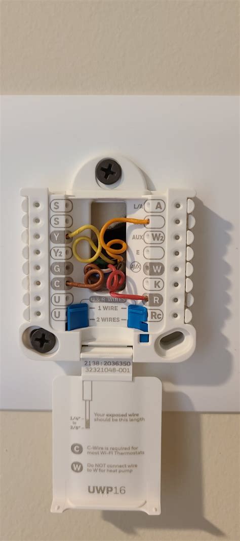 Amazon Smart Thermostat Wiring Question — Heating Help: The Wall