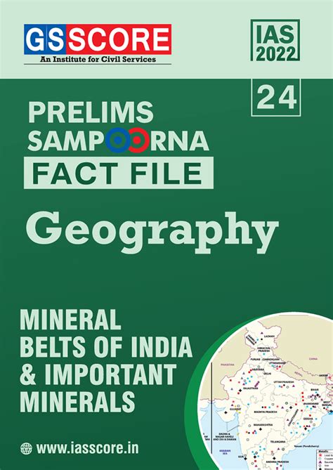 UPSC Prelims 2022 : Fact File on Mineral Belts of India, Download PDF ...