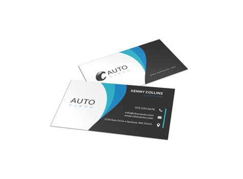 Modern Car Wash Business Card Template | MyCreativeShop