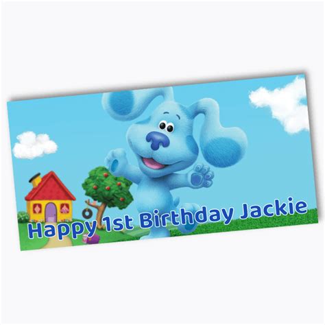 Blue's Clues Party Banner | Custom Printed & Posted! - Katie J Design ...