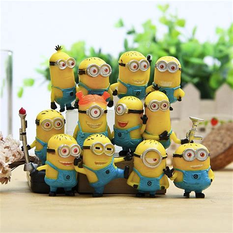 Toy set 12PCS/Set Despicable Me 2 Minion in Action Figures Minions Toys Doll Retail 96408 ...