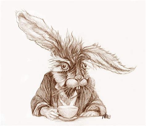 The March Hare Alice in Wonderland by LevonHackensaw on DeviantArt