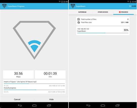 SuperBeam: Speedy, Secure and Easy File Transfer App for Android