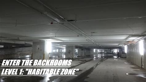 Enter the backrooms... PART #2 - Level 1: "Habitable Zone" - YouTube