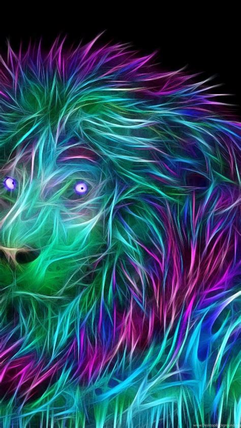 Download Wallpapers 3840x2160 Abstract, 3d, Art, Lion 4K Ultra HD ... Desktop Background