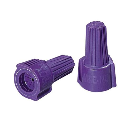 Ideal Twister Al/Cu Wire Connectors, Purple (10-Pack)-30-1765S - The Home Depot