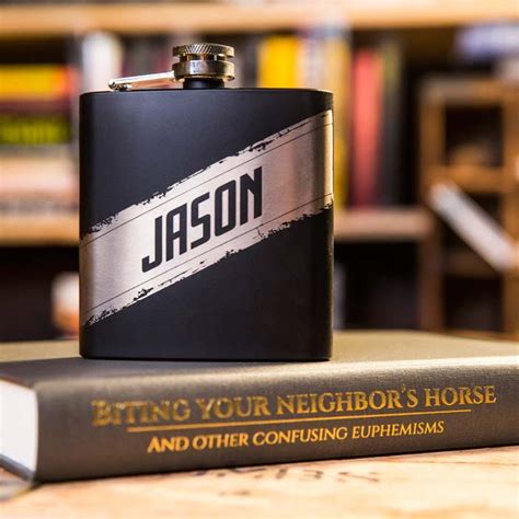 Secret Stash Personalized Flask | Man Crates