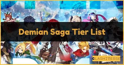 Demian Saga Tier List 2023 - Best Characters Guide