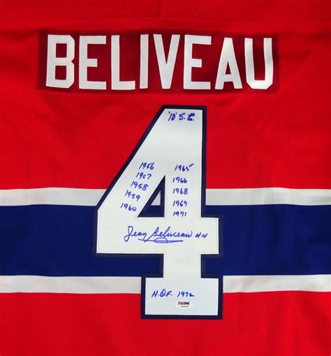 Jean Beliveau | PSA AutographFacts℠