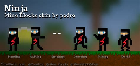 Mine Blocks - 'Ninja' skin by pedro