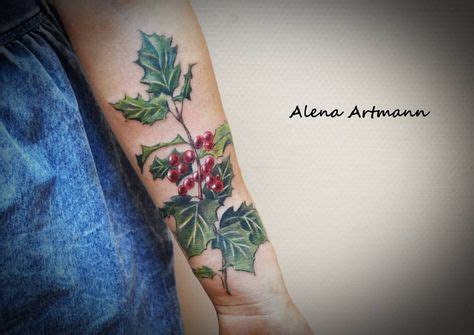 Holly December flower tattoo idea (With images) | Left arm tattoos, Wrist tattoos, December ...