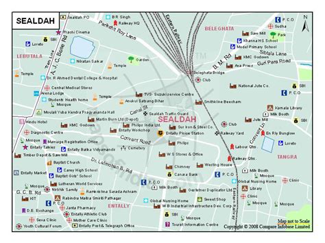 Sealdah Map, Kolkata - Maps Of India