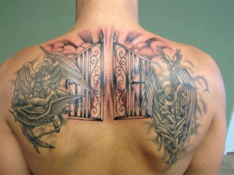 Pearly Gates Of Heaven Tattoo | Heaven tattoos, Gates of heaven tattoo, Tattoos