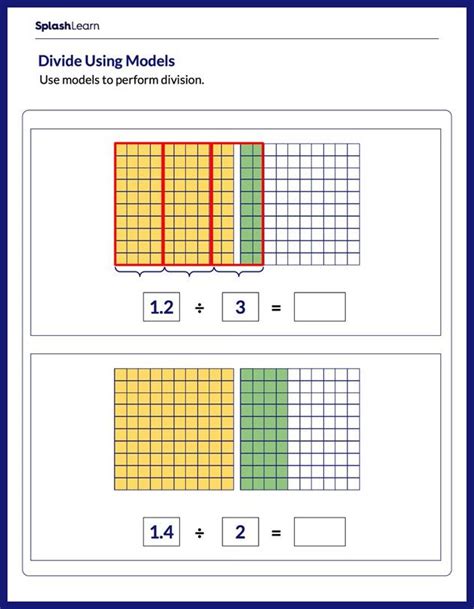 grade 5 decimals worksheets divide whole numbers by whole numbers k5 learning - grade 5 math ...