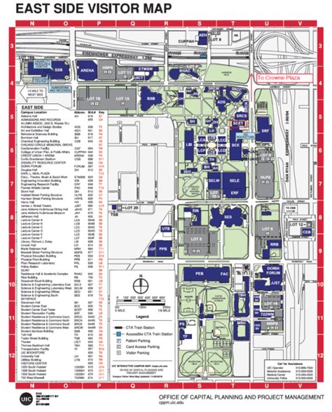 UIC East Campus Map