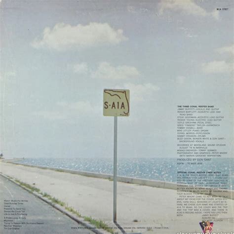 Classic Rock Covers Database: Jimmy Buffett - A1A (1974)