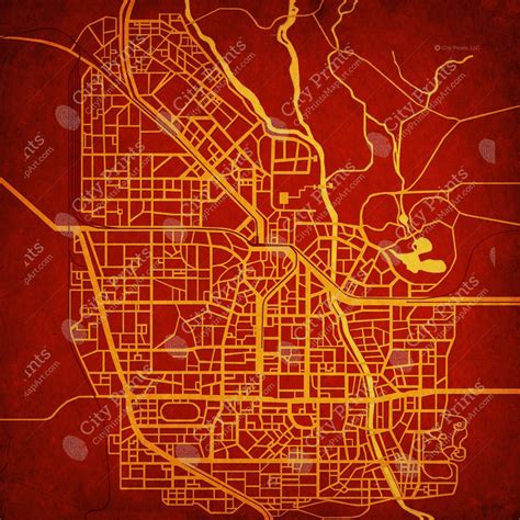 Resident Evil, Raccoon City Map Art - City Prints