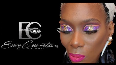 Envy Cosmetics Glitter Look|Beauty Over 40 - YouTube