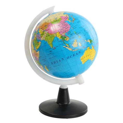 8.5cm World Globe Atlas Map With Swivel Stand Geography Educational Toy Home Decor Gift ...