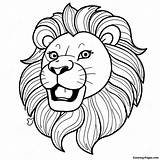 Majestic Lion Roaring Coloring Page  Pagescom sketch template