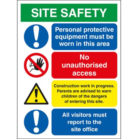 Site Safety Boards | First Safety Signs - First Safety Signs