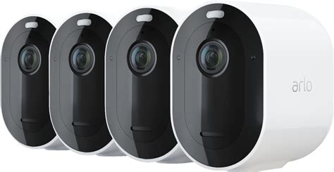 Best Buy: Arlo Pro 3 4-Camera Indoor/Outdoor Wire-Free 2K HDR Security ...