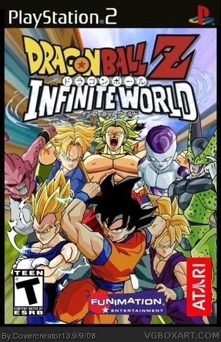 Dragon Ball Z: Infinite World PlayStation 2 Box Art Cover by Covercreator13