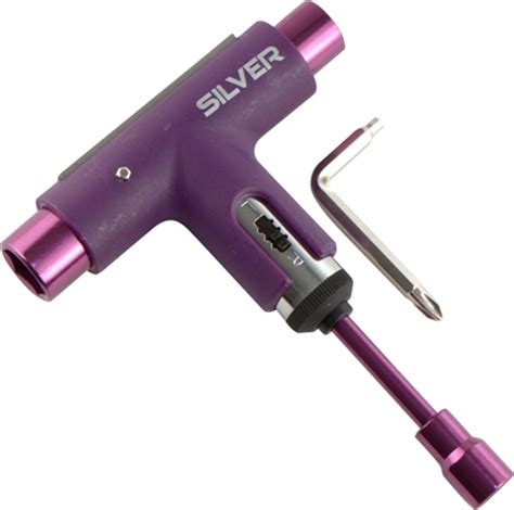 Silver Spectrum Purple Skate Tool – LA Skate Co