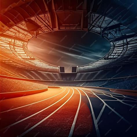 Premium Photo | Sports competition stadium background light in 2024 | Background, New background ...