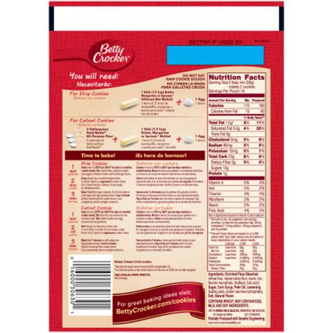 Betty Crocker Sugar Cookie Mix, 21 oz - Food 4 Less