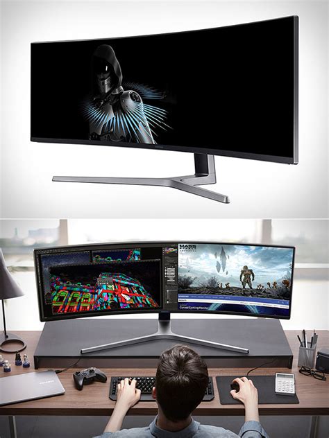 Samsung QLED Curved Gaming Monitor Measures 49" Across, Has Quantum Dot Technology - TechEBlog