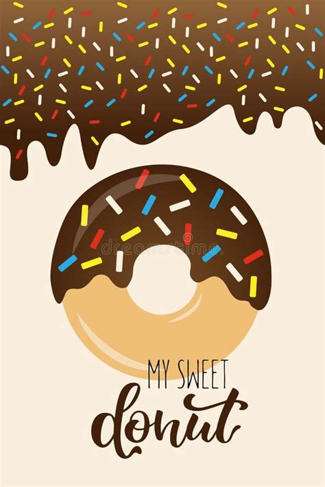 Love donut. stock vector. Illustration of food, motivation - 122014498