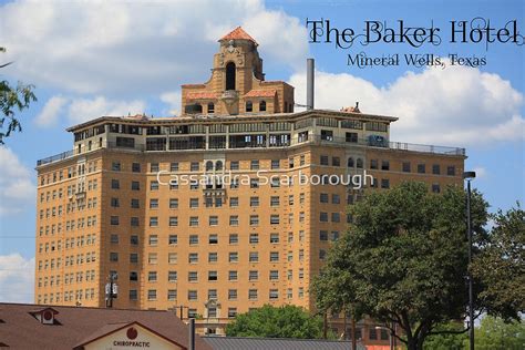 "The Baker Hotel Mineral Wells Texas cover" by Cassandra Scarborough | Redbubble