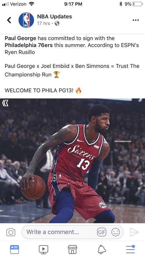 Paul George confirmed? : r/sixers