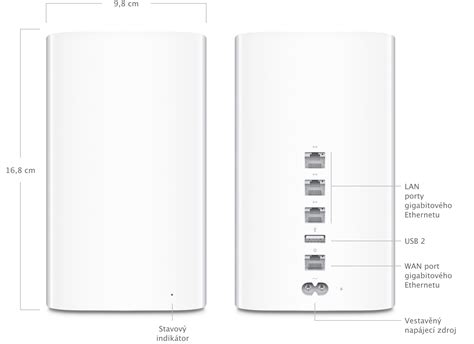 AirPort Time Capsule 802.11ac - Technické specifikace (CZ)