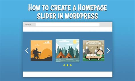 How To Create A Homepage Slider In Wordpress [2024]