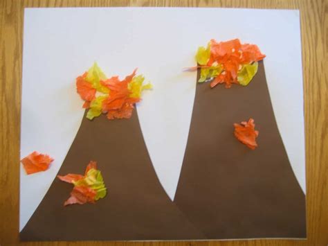 Volcano Art and Science Experiment - Toddler Approved