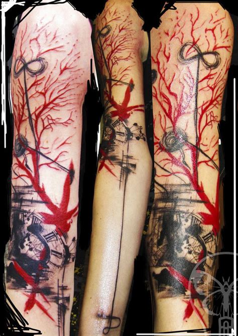 abstract tattoo by truemmertattoo on deviantART | Abstract tattoo, Red ...