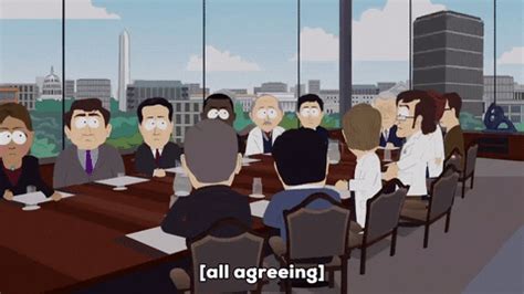 Table Meeting GIF by South Park - Find & Share on GIPHY