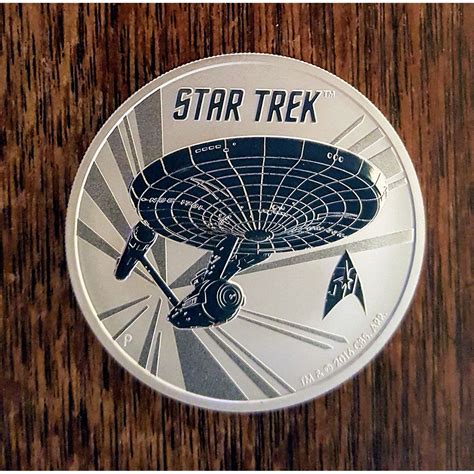 2016 AU Tuvalu Star Trek 1 oz. Silver Coin $1 Gem Uncirculated * More info could be found at the ...