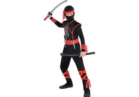 Shadow Ninja Halloween Costume for Boys, Medium, with Accessories 809801760348 | eBay